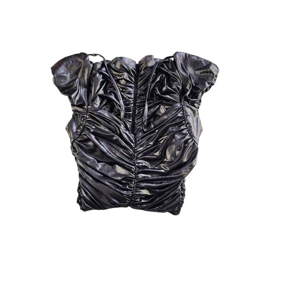 Bebe Gray Evening  Cocktail Dress Like New - Picture 4 of 8